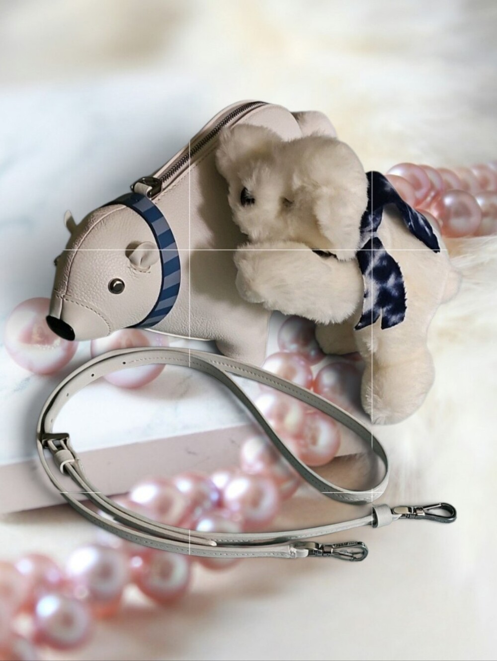 Kate Spade Artic Friends White Polar Bear Novelty Crossbody Bag & Mini Bear - Picture 2 of 16